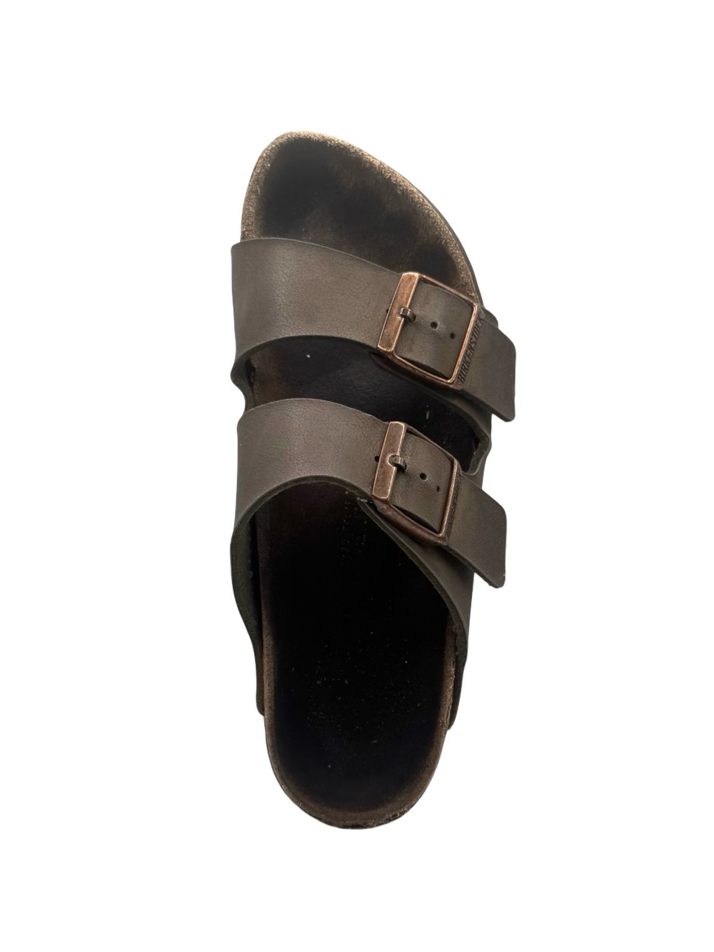 Birkenstock | Women’s Classic Arizona Slide Leather Sandal in Brown | 7 (38)